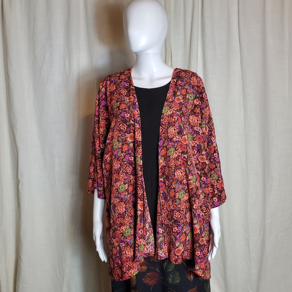 Lululemon floral kimono robe